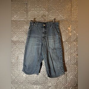 Men's T56 Triple Five Soul Denim Shorts baggy Skater Jeans 90s